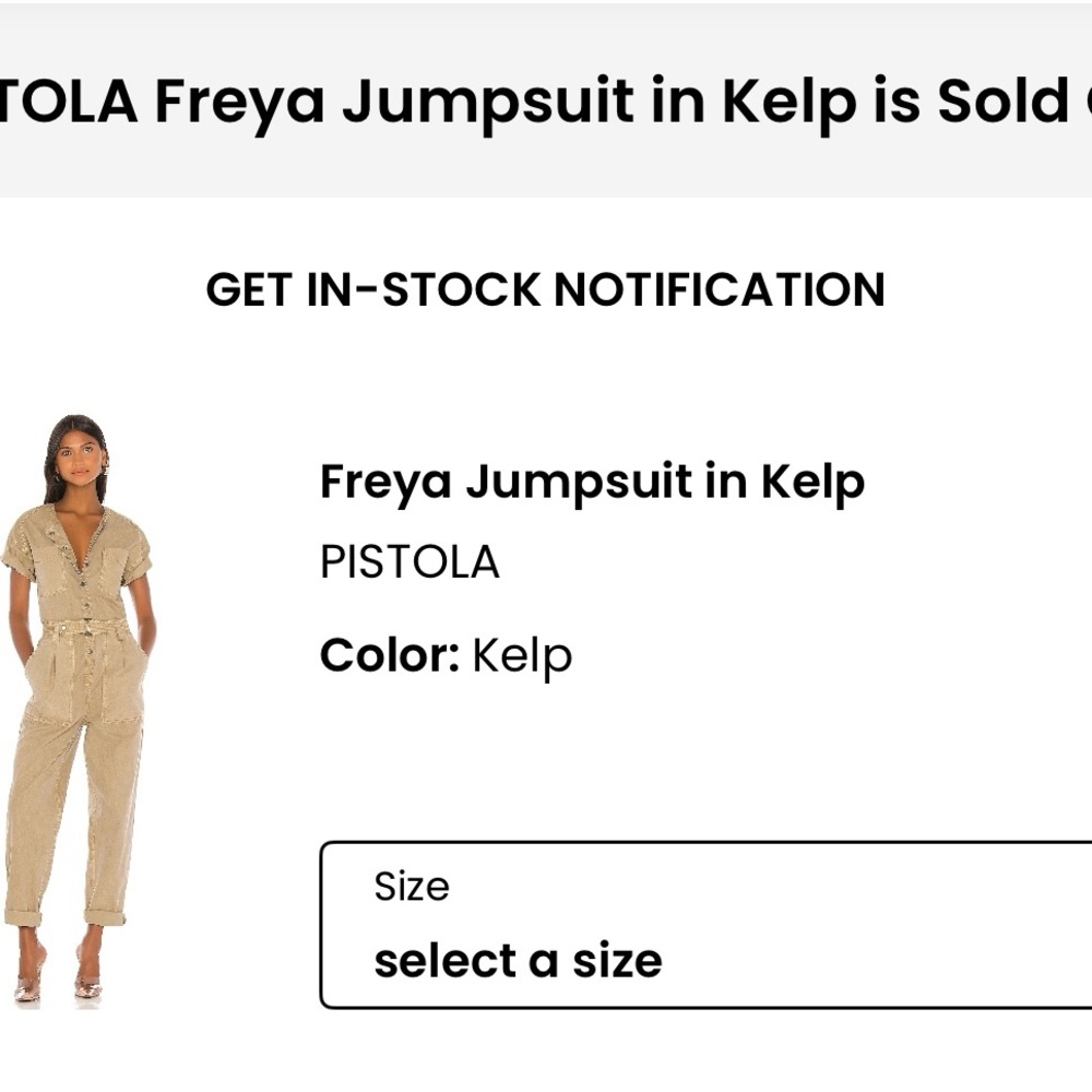 pistola Beige Short-Sleeve Utility Jumpsuit - Picture 2 of 7